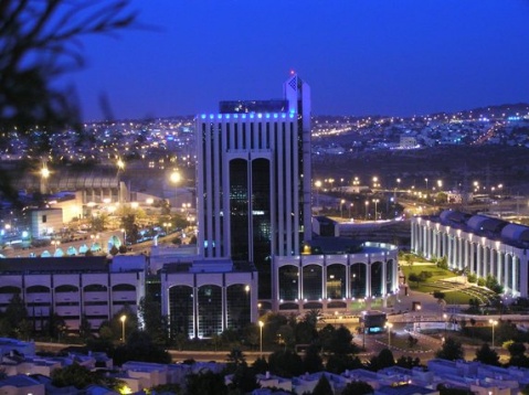 Malha Technology Park at evening
