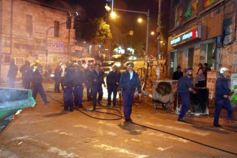 Demonstration against gay pride in Jerusalem 2006