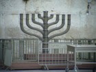 Menora at the Kotel on Chanukah